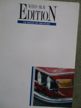 Edition Weiss Blau August 1990 Barockengel Geschcihte,BMW 1300 Typ118,1600-2 Elektrowagen +E30