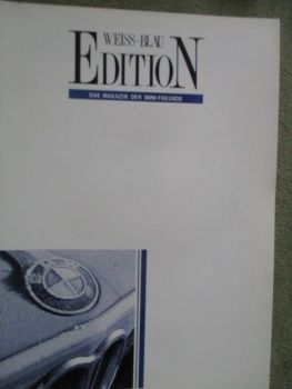 Edition Weiss Blau November 1990 Prototypen 1200 und 1800,Alpina B12 E31 Coupé,
