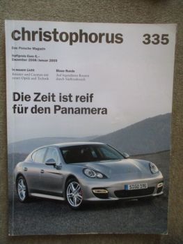 christophorus Magazin 12/2008+1/2009 Panamera (970), Boxster,Cayman,911 (997)