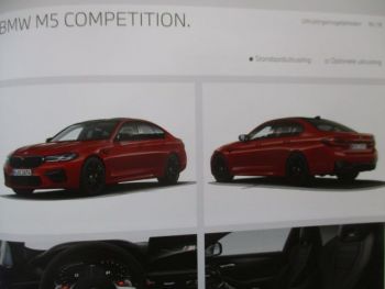 BMW M5 F90 +Competition Paket +M550i xDrive Katalog Niederland September 2020