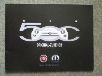 Fiat 500 Original Zubehör Mopar Katalog Oktober 2015
