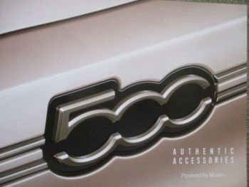 Fiat 500 Authentic Accessories Mopar Katalog Juni 2021