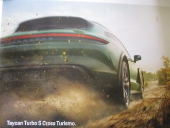 Porsche Original Taycan Turbo S Cross Turismo Großformat Poster ca.77x101cm