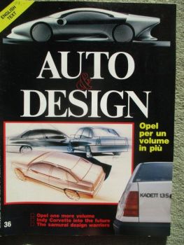 Auto & Design 3/1986 Opel Kadett E,Alfa Romeo Spider