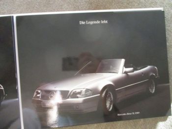 Mercedes Benz SL-Klasse R129 Mappe Hochglanz +SL von 1954+Technologie Katalog Juni 1994