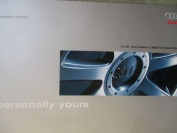 Audi exclusive Leichtmetallräder Katalog A6 (4F), A3 Sportback,A8,TT,A4,A2,S4,A4 Cabriolet November 2004