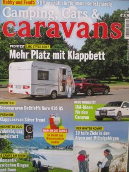 Camping,Cars & caravans 11/2021 LMC Style 400F,Dethleffs Aero 410 QS,Subaru Outback 2.5l Platinum Line,