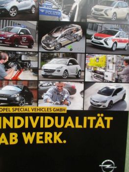 Opel Special Vehicles GmbH Individualität ab Werk Katalog Polizei,Feuerwehr,Notarzt November 2013
