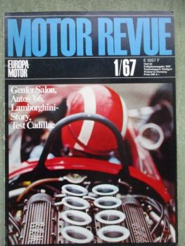 Motor Revue 1/1967 Lamborghini,Cadillac Eldorado,Rallye Monte Carlo