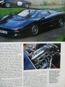 Road & Track Exotic Cars January 1994 Viper Coupé,McLaren F1,DB7,456GT 2+2,Prowler,Boxster,Callaway CR-1,BAT