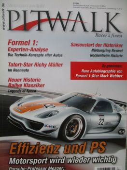 Pitwalk Motorsport exclusiv 2/2011 Lotus Sepcial,Formel 1 Experten Analyse