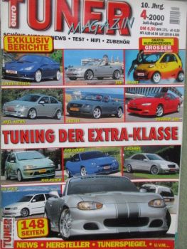 euro tuner Magazin 4/2000 Fiat coupé,VW Polo,Smart,Peugeot 406,Astra,SLK R170,Audi TT Roadster