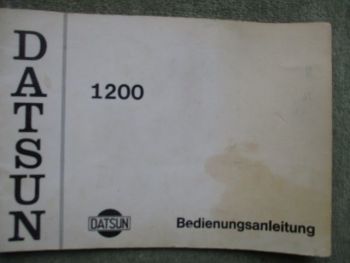Datsun 1200 Bedienungsanleitung Deutsch
