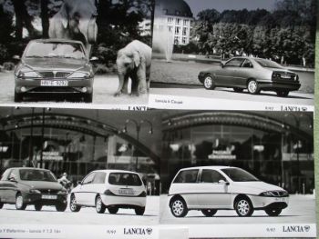 Lancia Y Elefantino +k Modellprogramm +k coupé Pressemappe IAA Frankfurt im September 1997
