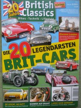 British Classics 5/2021 MG B,Triumph TR4,Morgen Plus 8,Mini,DB5,Jaguar E-Type,Lotus Esprit