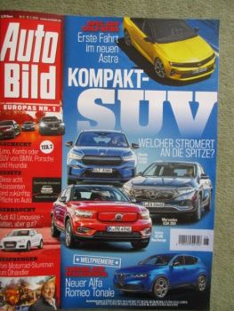 Auto Bild 6/2022 Mazda CX-5,Toyota Aygo X,Mercedes EQA vs. Skoda Enyaq und Volvo XC40,BMW M8 Gran Coupé,