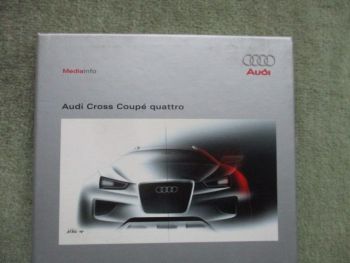 Audi Cross Coupé quattro Pressebox +CD April 2007