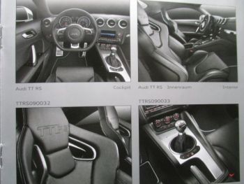 Audi TT RS Pressebox +CD Mai 2009