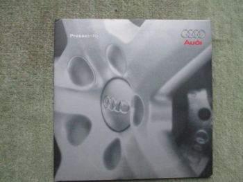 Audi News Presse CD-Rom 9/2002 A2,A3,TT Coupé Roadster (8N),A4,A6,S3,S6,RS6,S4,allroad quattro,A8