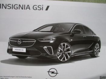 Opel Insignia GSi Preisliste 26.März 2021