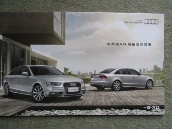 Audi A4 +Lang B9 (8K) 30TFSI 35TFSI 40TFSI 50TFSI quattro CHINA Katalog