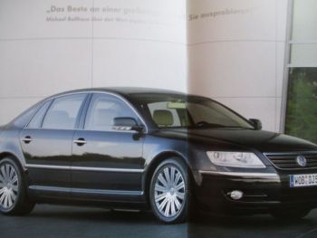 VW Phaeton V6 TDI Vorstellung Katalog A5 Format