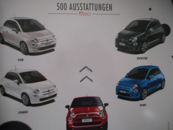 Fiat 500 +500C +Rockstar Katalog September 2019