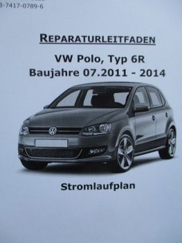 VW Polo Typ6R Baujahr 7.2011-2014 Stromlaufplan