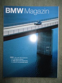 BMW Magazin 3/2002 Das Jahr des Kultautos,745Li E66,5er wird 30 Jahre,