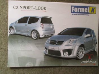 Formel K Citroen C2 sport Look Prospektblatt