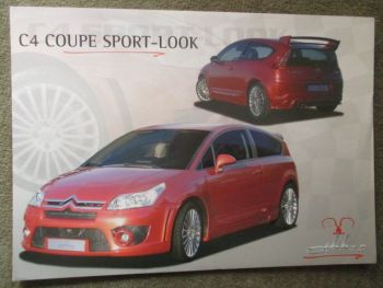 Formel K Citroen C4 Sport-Look Prospektblatt Rarität