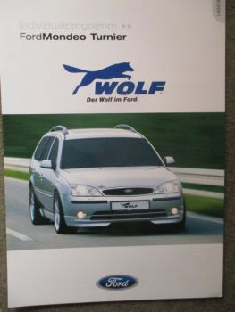 Wolf Individualprogram Ford Mondeo Turnier September 2001 Prospektblatt
