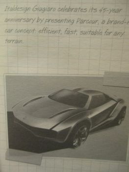 Giugiaro Italdesign Parcour Coupé Roadster Infoheft Englisch Genf 2013