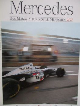 Mercedes Magazin für mobile Menschen 2/1997 M-Klasse W163,4Matic,V6-Motoren,75 Jahre Kompressor
