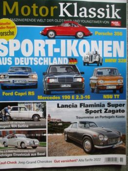 Motor Klassik 11/2021 Riley 2.5 RMB Transformable Coupé,Lancia Flaminia Super Sport Zagato,Peugeot 404 Berline,