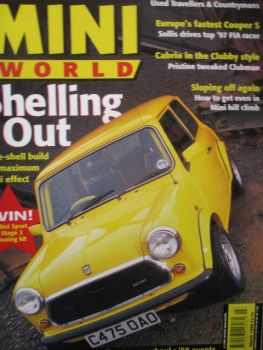 Mini World Magazine 3/1998 Clubman Cabrio,1000cc Mayfair,