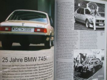 Edition Weiss Blau BMW 745i E23,M3 E30 Evolztion3,Gubin e24,E6 Touring
