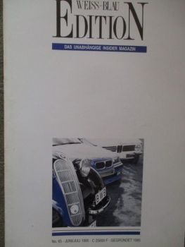 Edition Weiss Blau Juni/Juli 1995 Typhistorie Neue Klasse,