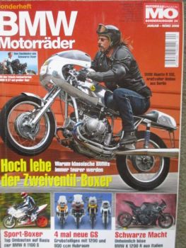 BMW Motorräder Nr.24 Januar 2008 BMW R 1100S,K1200 R,R27,BMW Aluette R100