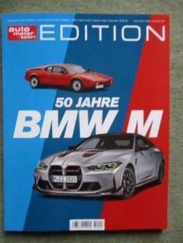 auto motor & sport Edition 50 Jahre BMW M M535i E12 +M5 E28 +M3 E30 M5 E39 +E61 Touring,Z4 M,1800TI SA