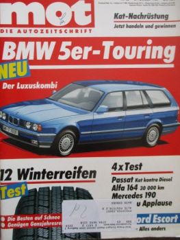 mot 23/1989 VW Passat kat vs. Diesel, Mercedes Benz 190 W201,Daihatsu Applause XiL,Dauertest Alfa Romeo 164 3.0V6