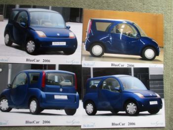 Bollore BlueCar 2006 Pressemappe Electric Pressemappe Genf +Fotos