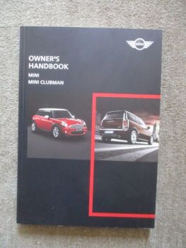 Mini R56+Clubman R55 Owners Handbook One +Cooper +S +JCW +D +Cooper +SD Juni 2011 NEU