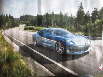 Borgward Sportwagen Isabella Concept Studie 42x59cm Format