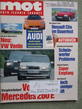 mot 23/1991 Audi Cabriolet,Audi S4,Toyota Starlet Bj.1985,Mercedes 220A Cabrio von 1952,