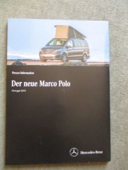 Mercedes Benz Marco Polo 200CDI 220CDi +250 BlueTEC Pressemappe +Fotos April 2015