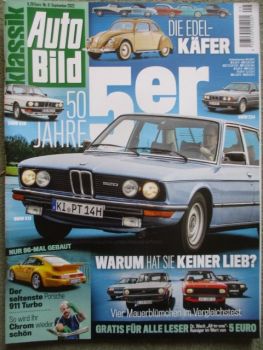 Auto Bild klassik 9/2022 BMW 5er E12,E28,E34,Mazda 323,VW Dannehauer & Stauss Sport-Kabriolet,