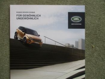 Range Rover Evoque +Black Dynamic +White+Blue Dynamic Flyer November 2013