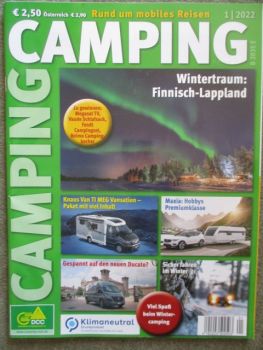 Camping 1/2022 Knaus Van TI 640 MEG Vansation auf MAN TGE,Hymer Tramp S,