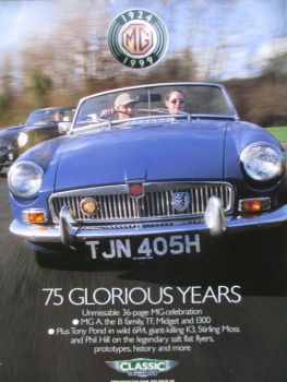 Classic and Sportscar MG 1924-1999 75 Glorious Yeears MG 1,TF,Midget,1300,